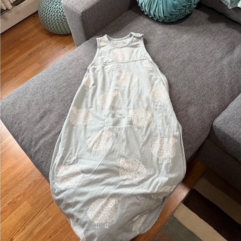 Merino Kids Gray Toddler Sleep sack 2-4